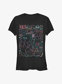 Disney Pixar Turning Red Super Doodle Girls T-Shirt