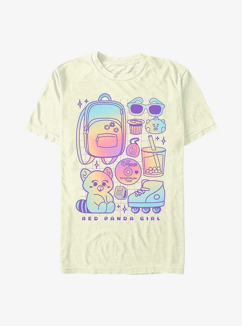 Disney Pixar Turning Red Nostalgia Pack T-Shirt