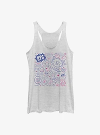 Disney Pixar Turning Red Doodle Girls Tank