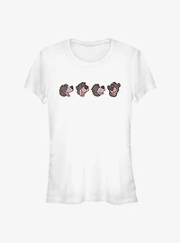Disney The Jungle Book Baloo Faces Girls T-Shirt