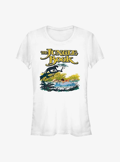 Disney The Jungle Book Relaxing Swim Girls T-Shirt