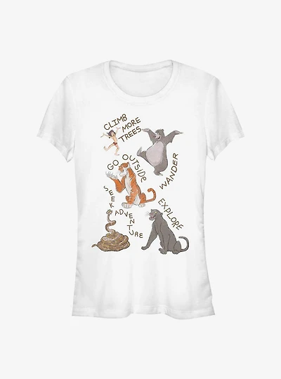Disney The Jungle Book Seek Adventure Girls T-Shirt