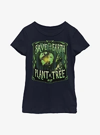Marvel Guardians Of The Galaxy Save Earth Plant A Tree Youth Girls T-Shirt