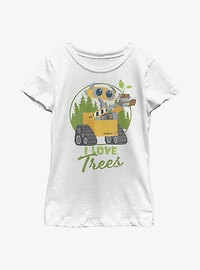 Disney Pixar WALL-E Love Trees Youth Girls T-Shirt