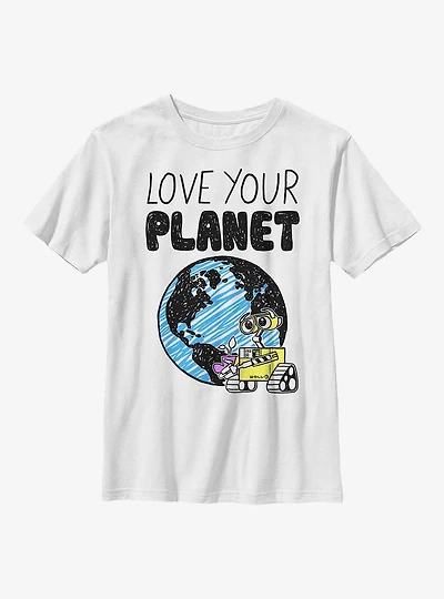 Disney Pixar WALL-E Love Your Planet Youth T-Shirt