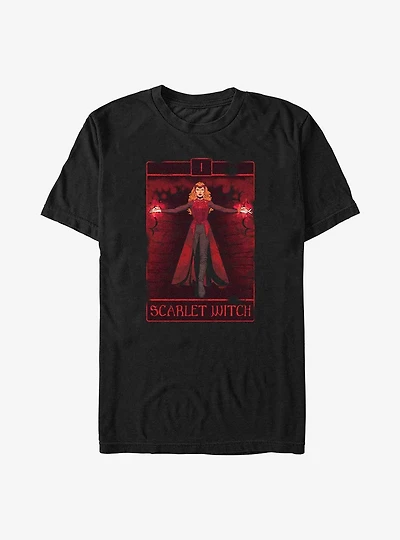 Marvel Doctor Strange The Multiverse Of Madness Scarlet Witch Tarot T-Shirt
