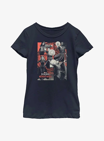 Marvel Doctor Strange The Multiverse Of Madness Multibox Youth Girls T-Shirt