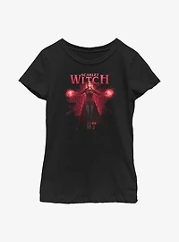 Marvel Doctor Strange The Multiverse Of Madness Scarlet Witch Splash Youth Girls T-Shirt
