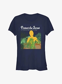 Star Wars Earth Day C-3PO Protect Or Else Girls T-Shirt