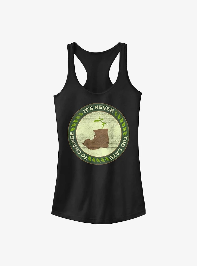 Disney Pixar Wall-E Earth Day Never Too Late To Change Girls Tank