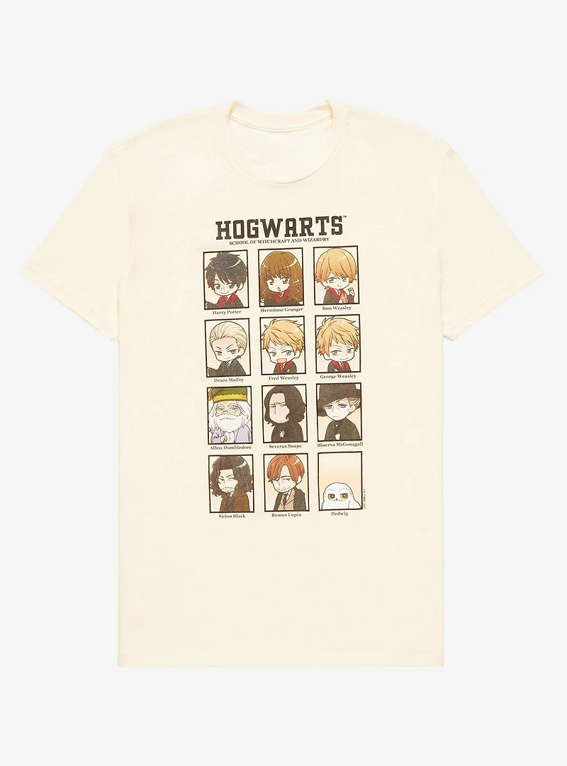 Harry Potter Hogwarts Chibi Portraits T-Shirt - BoxLunch Exclusive