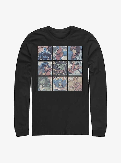 Marvel Avengers Classic Heroes Long-Sleeve T-Shirt