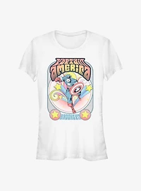 Marvel Captain America From Brooklyn Girls T-Shirt