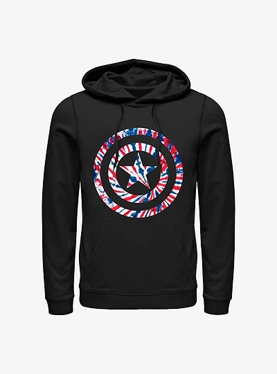 Marvel Captain America Tie-Dye Hoodie
