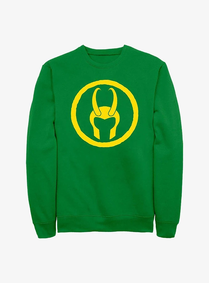 Marvel Loki Helmet Logo Sweatshirt