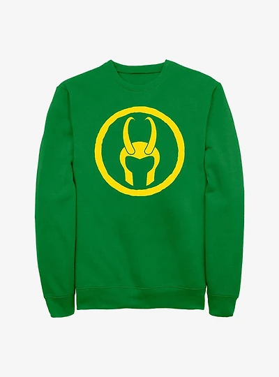 Marvel Loki Helmet Logo Sweatshirt