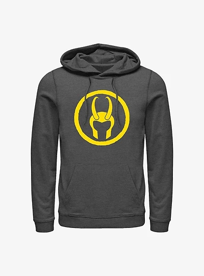 Marvel Loki Helmet Logo Hoodie
