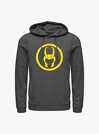 Marvel Loki Helmet Logo Hoodie