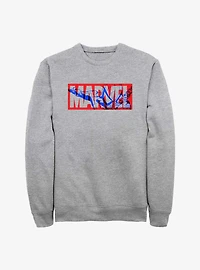 Marvel Spider-Man Overlay Logo Sweatshirt