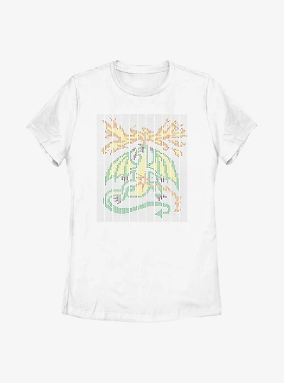 Stranger Things Scantron Dragon Womens T-Shirt