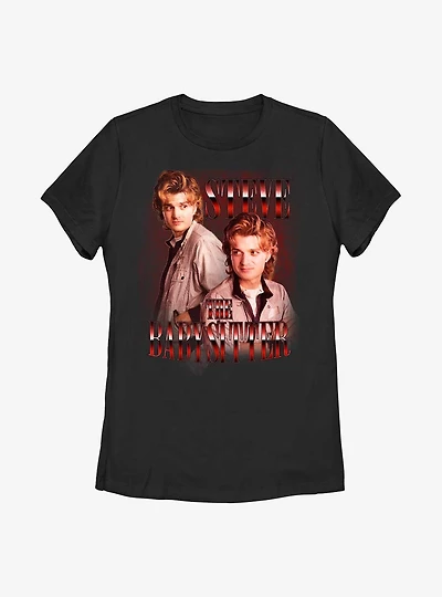 Stranger Things Steve The Babysitter Womens T-Shirt