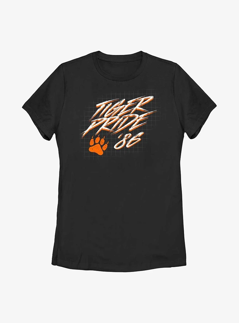 Stranger Things Tiger Pride Womens T-Shirt