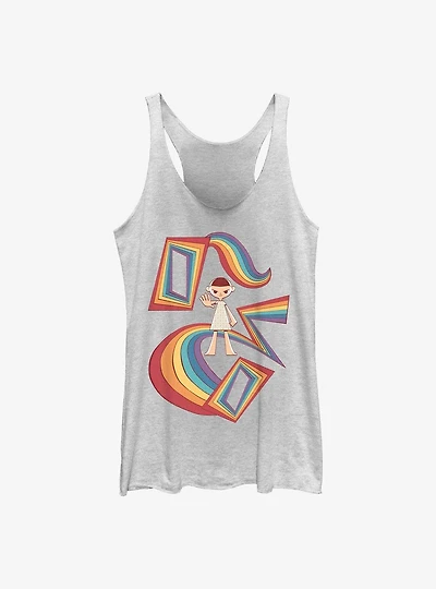 Stranger Things Eleven Rainbow Womens Tank Top