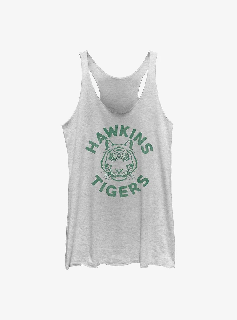 Stranger Things Hawkins Tigers School Womens Tank Top