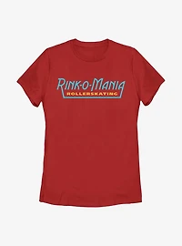 Stranger Things Rink-O-Mania Logo Womens T-Shirt