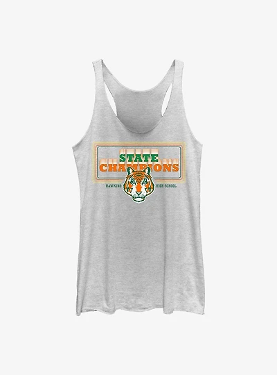 Stranger Things Hawkins State Champion Womens Tank Top