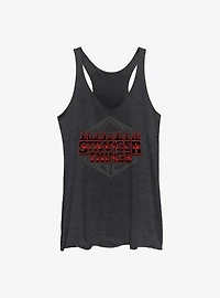 Stranger Things Dice Badge Womens Tank Top
