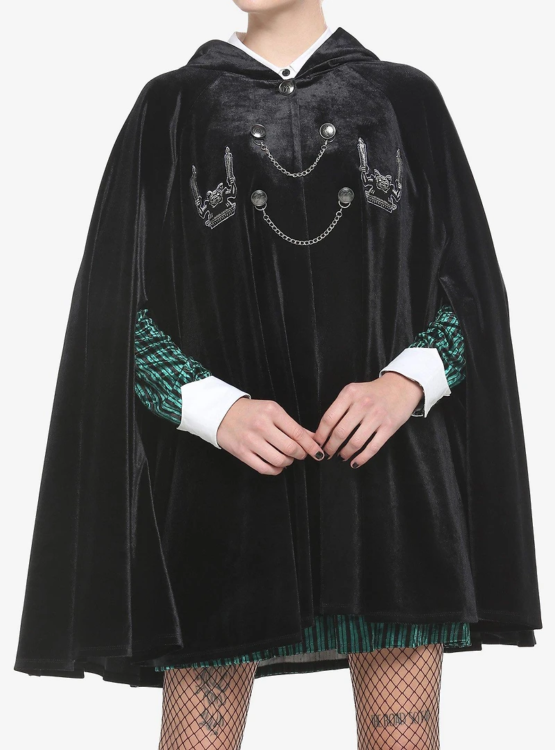 Her Universe Disney The Haunted Mansion Gargoyle Velvet Girls Hooded Cape