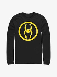 Marvel Loki Helmet Long Sleeve T-Shirt