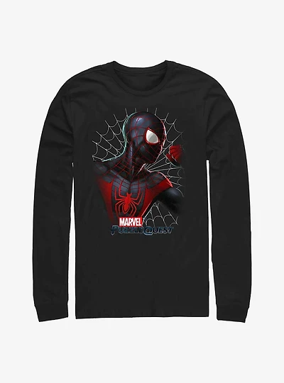 Marvel Spider-Man Miles Morales Puzzle Quest Long Sleeve T-Shirt