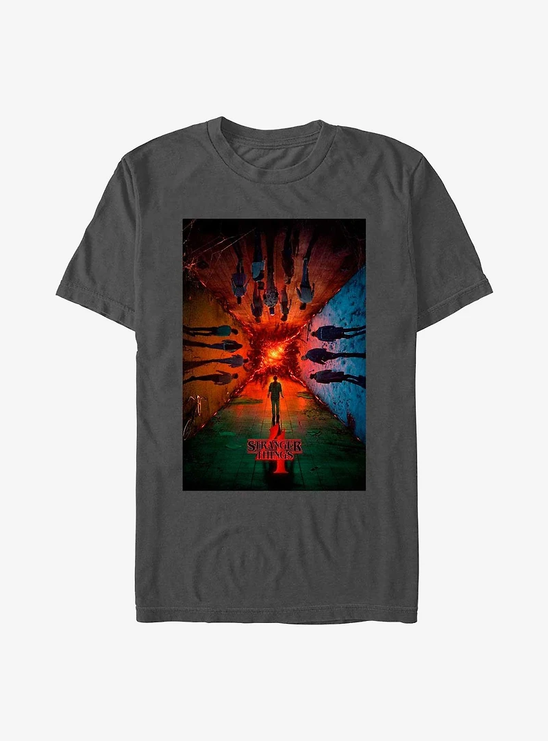 Stranger Things Season 4 Main Poster T-Shirt
