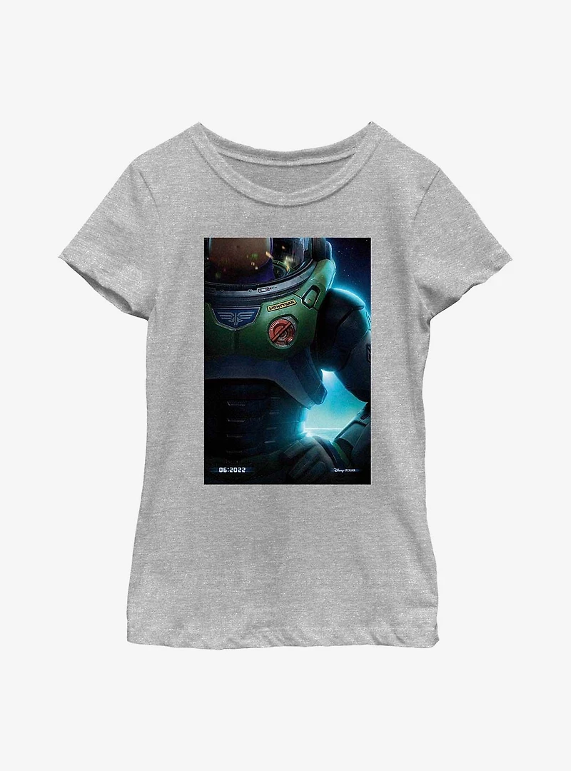 Disney Pixar Lightyear Poster Youth Girls T-Shirt