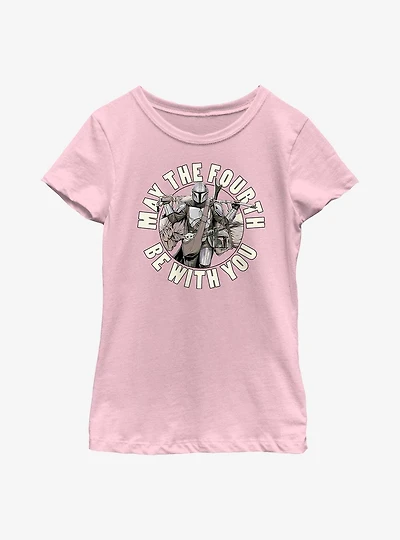 Star Wars The Mandalorian May Fourth Be With You Youth Girls T-Shirt