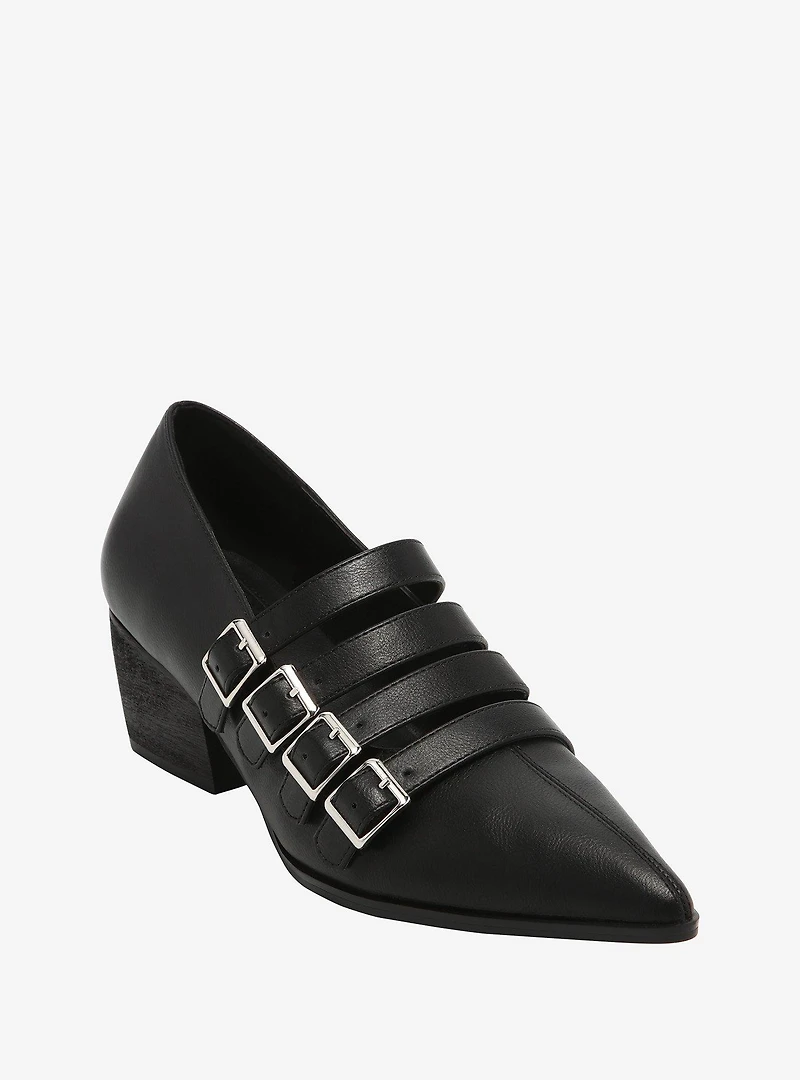 Strange Cvlt Black Coven Heels