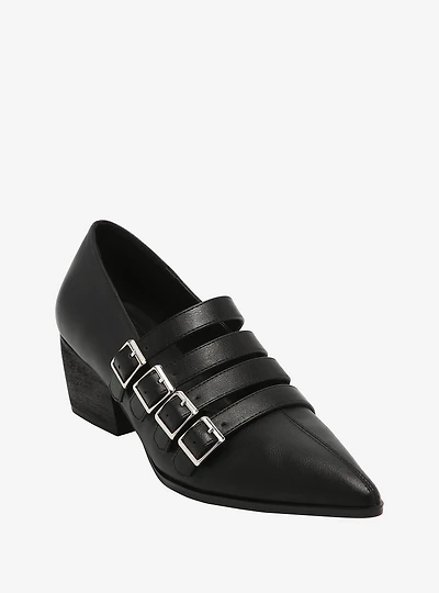 Strange Cvlt Black Coven Heels