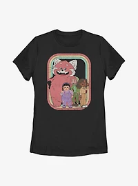 Disney Pixar Turning Red Friend Group Womens T-Shirt