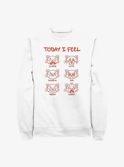 Disney Pixar Turning Red I Feel Sweatshirt