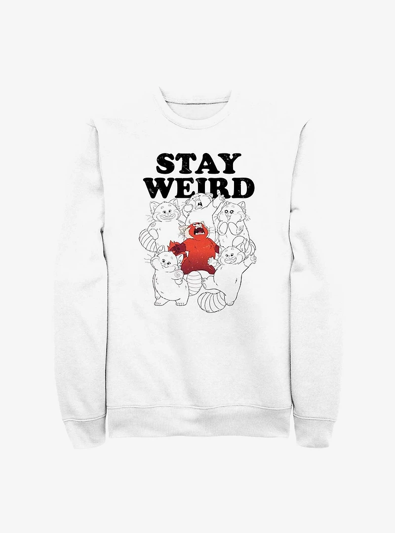 Disney Pixar Turning Red Stay Weird Sweatshirt