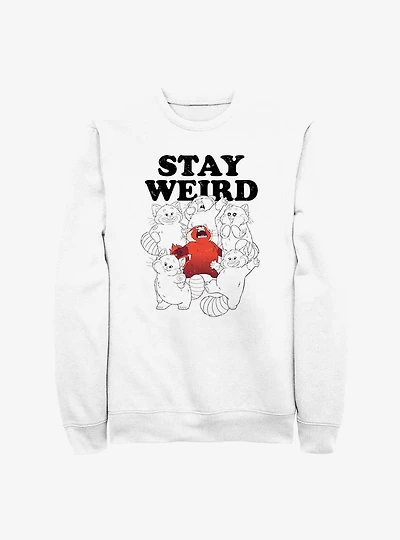 Disney Pixar Turning Red Stay Weird Sweatshirt