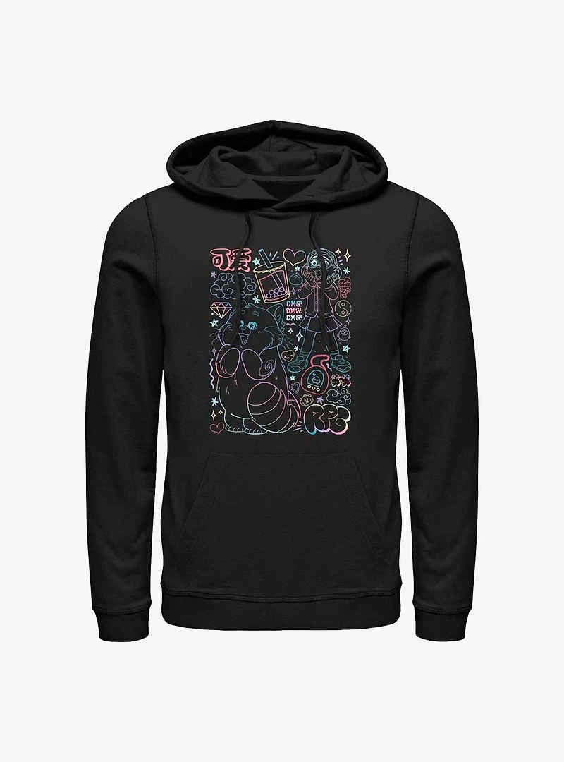 Disney Pixar Turning Red Super Doodle Hoodie