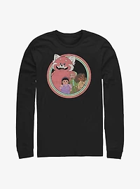 Disney Pixar Turning Red Circle Friend Group Long-Sleeve T-Shirt
