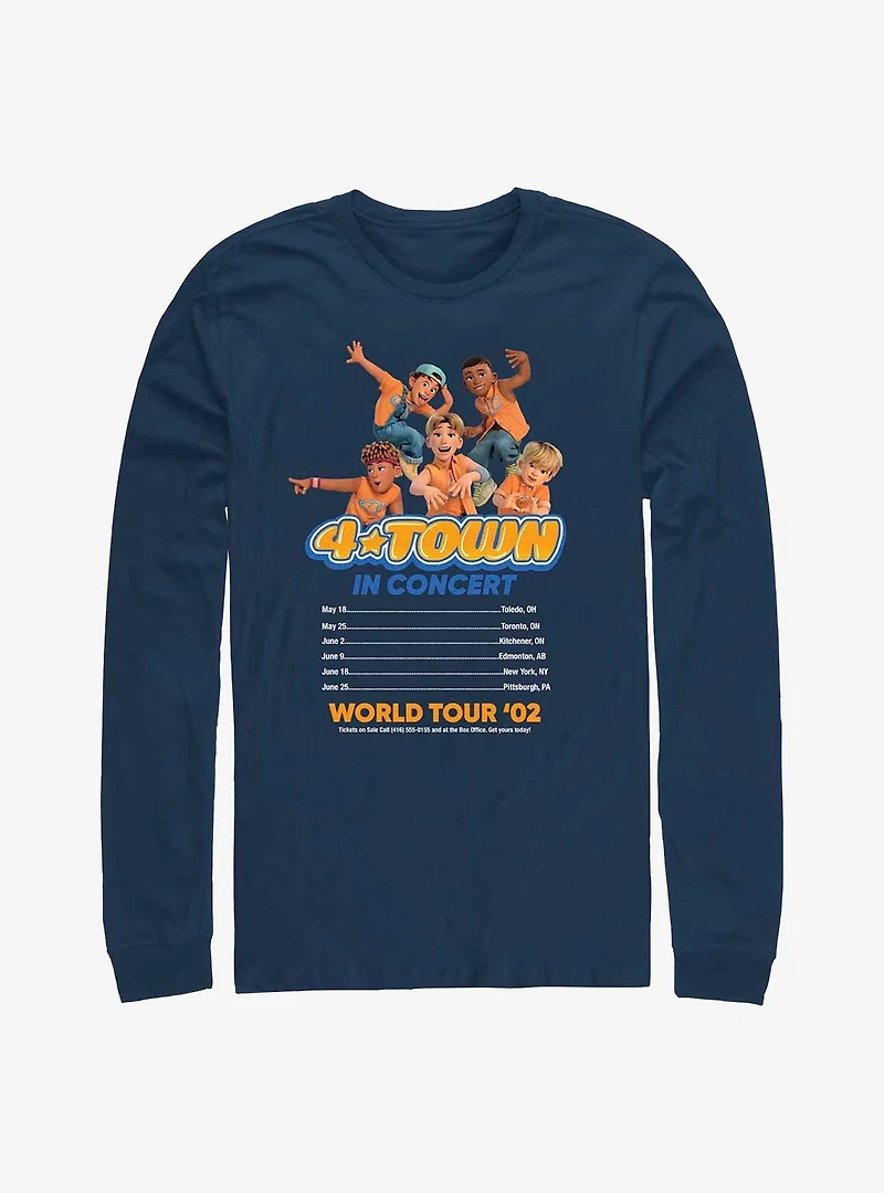 Disney Pixar Turning Red Concert Listing Long-Sleeve T-Shirt