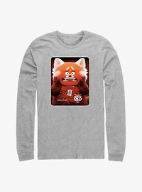 Disney Pixar Turning Red Panda Poster Long-Sleeve T-Shirt