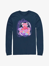 Disney Pixar Turning Red Backpack Long-Sleeve T-Shirt