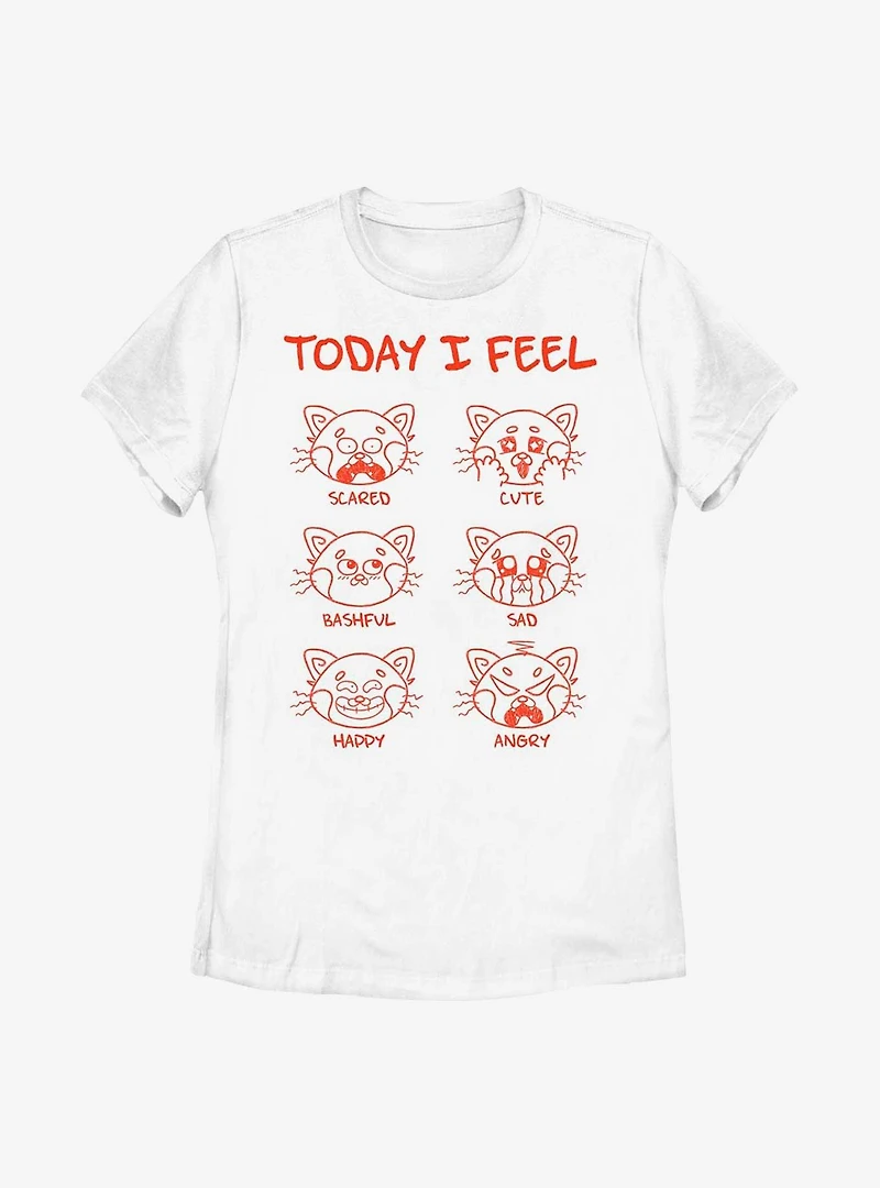 Disney Pixar Turning Red I Feel Womens T-Shirt