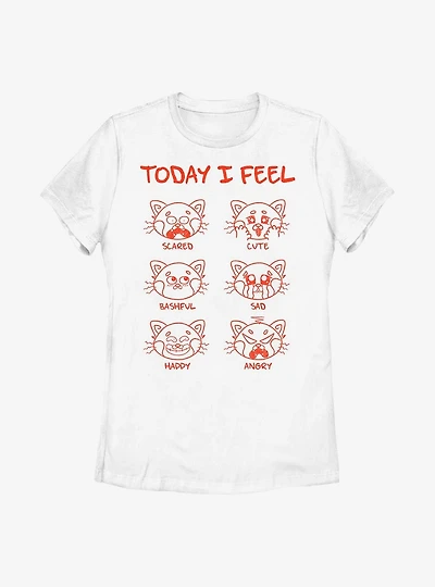 Disney Pixar Turning Red I Feel Womens T-Shirt